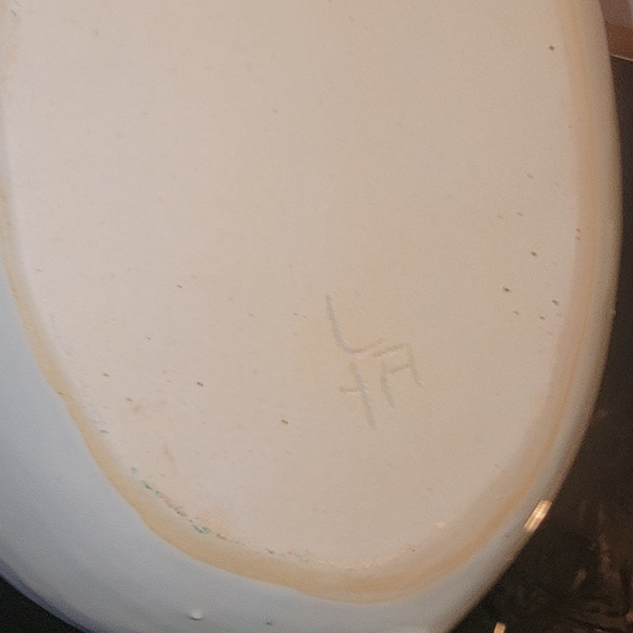 BEAUTIFUL VINTAGE BLUE SWAN PLATTER/ CENTER PIECE HEAVY SOAPSTONE 15 1/2 LONG - Picture 6 of 12